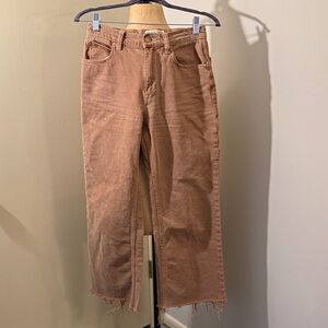 We The Free Tan Wide Leg Jeans